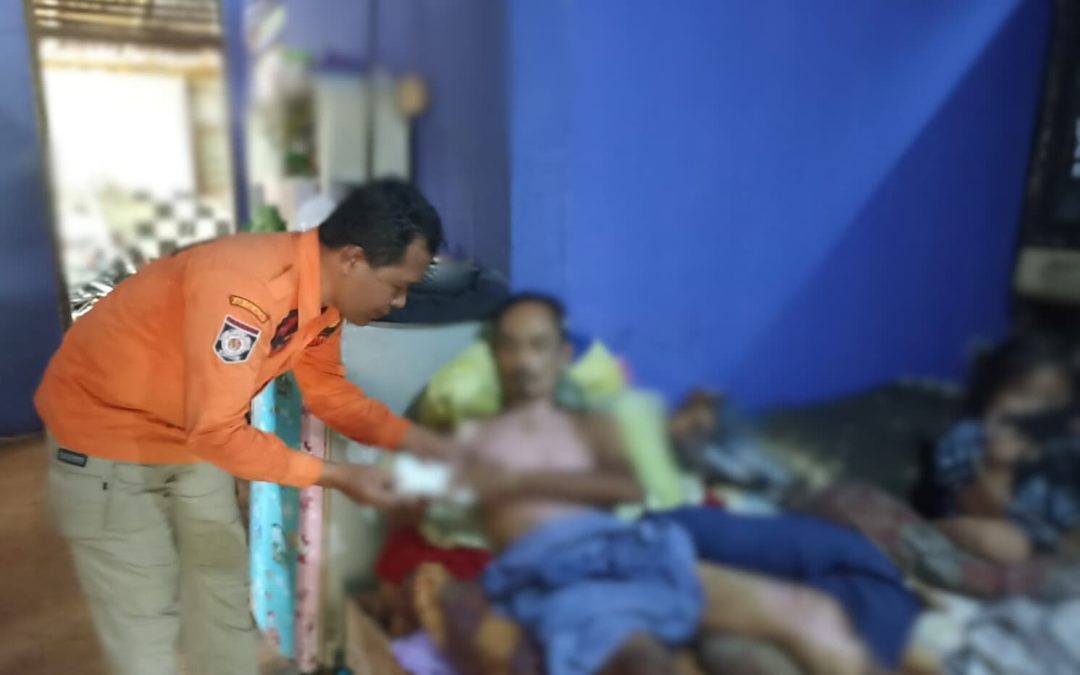 BAGANA Cilacap Bantu Pekerja Bangunan yang Alami Kecelakaan Kerja