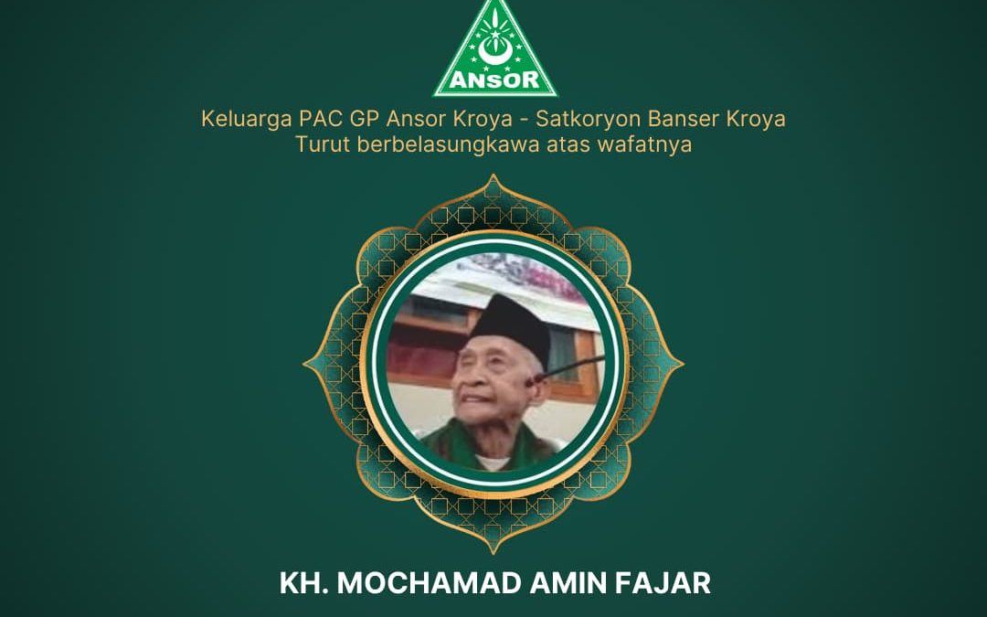 Innaa lillaahi wa innaa ilaihi rojiun, KH M Amin Jakfar Ulama NU Majenang Wafat