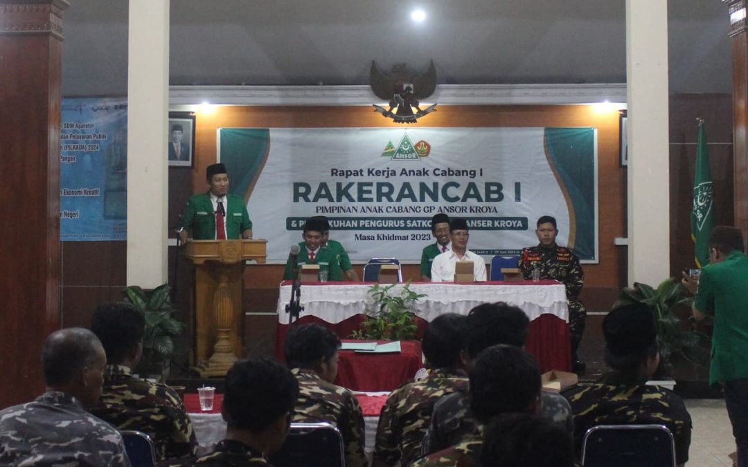 Musyawarah Kerja Anak Cabang I dan Pengukuhan Pengurus Satkoryon Banser Kroya