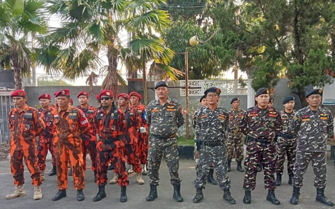 Satkoryon Banser Kroya Ikuti Upacara Hari Lahir Pancasila di Pendopo Kecamatan Kroya