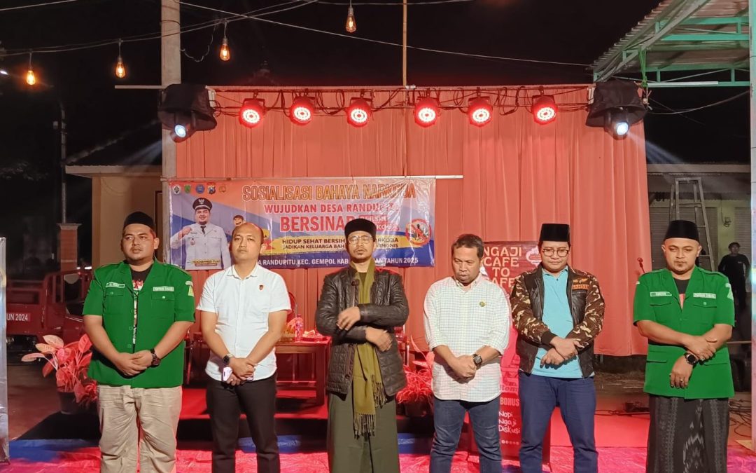 PC GP Ansor Bangil Bersama BNN dan Polres Pasuruan Sosialisasikan Bahaya Narkoba