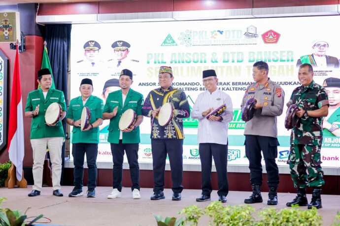Cetak Pemuda Berintegritas, GP Ansor Kalteng Gelar PKL dan DTD Banser